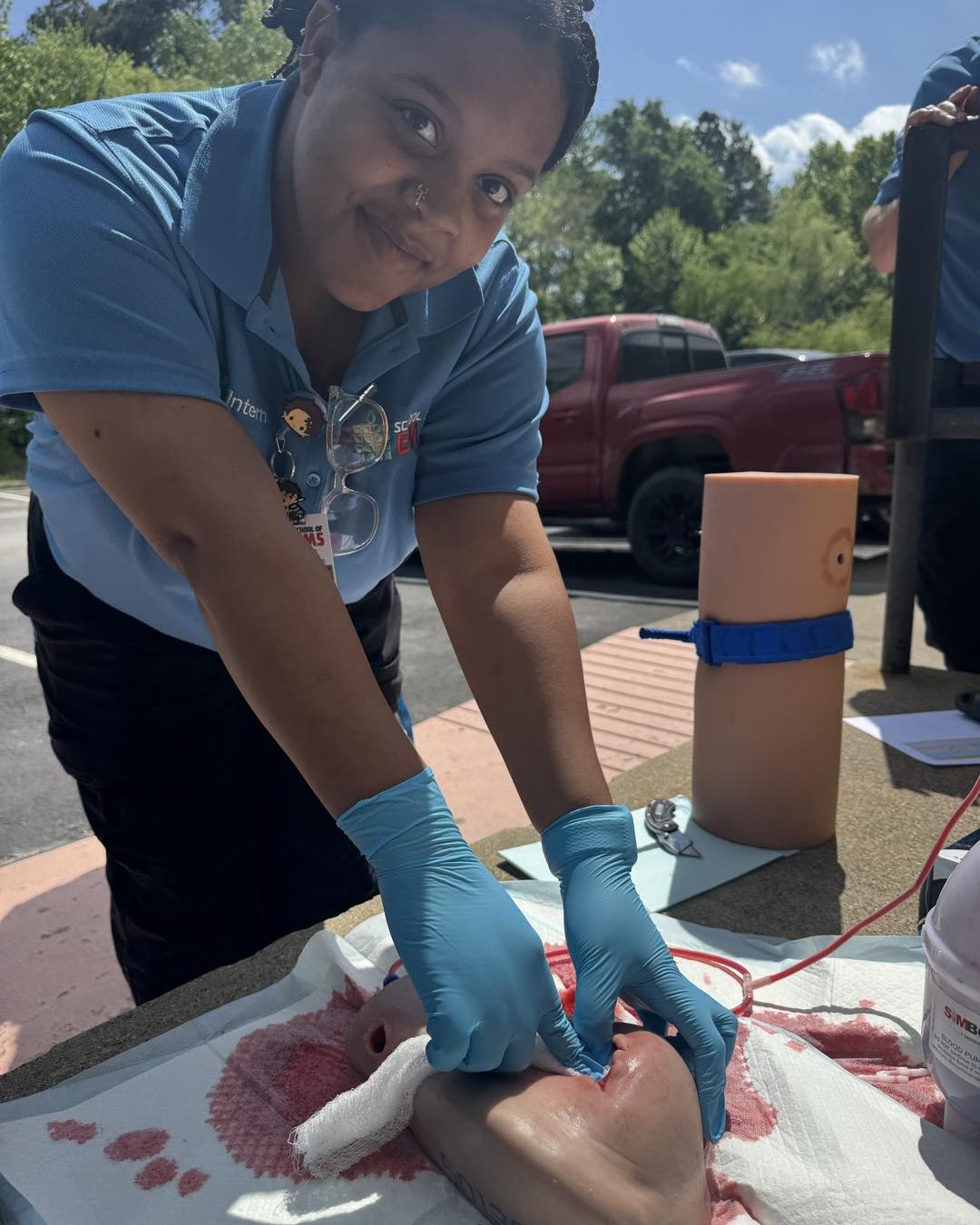Florida EMT Student at the School of EMS