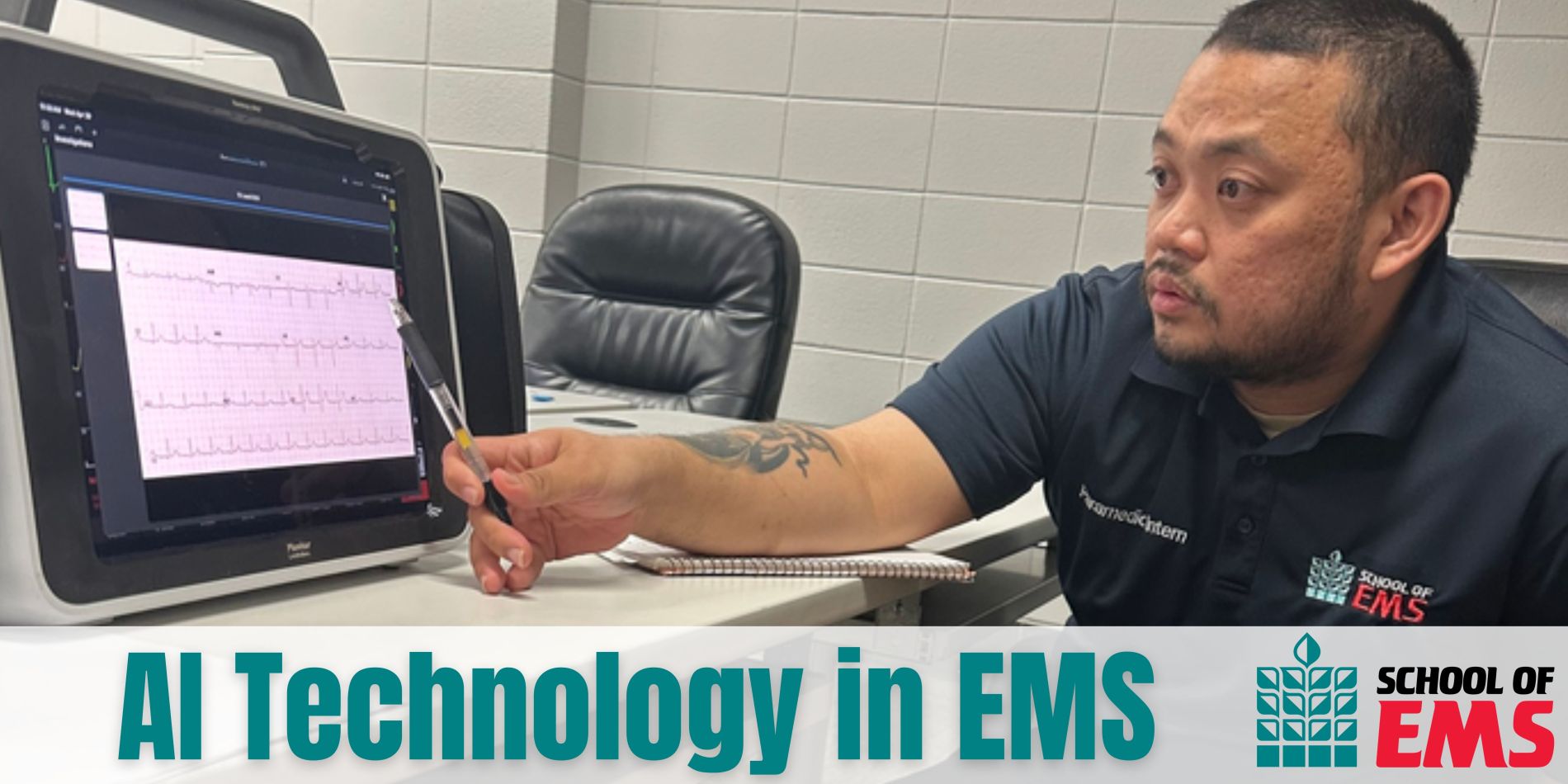 School of EMS Paramedic Intern working